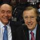Dick Vitale and Brent Musburger. Photo: Ethan Miller/Getty Images